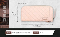 【デグナー】バスケットジップウォレット&nbsp;[SFW-9]&nbsp;タン［&nbsp;京都&nbsp;財布&nbsp;革&nbsp;天然&nbsp;おしゃれ&nbsp;人気&nbsp;おすすめ&nbsp;革財布&nbsp;ジップタイプ&nbsp;レザー&nbsp;バイカー&nbsp;バイク&nbsp;ブランド&nbsp;メーカー&nbsp;ギフト&nbsp;プレゼント&nbsp;送料無料&nbsp;ふるさと納税&nbsp;］