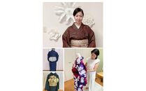 「福岡ならではの伝統美 博多織を使った楽しい着物着付け体験」　(約2時間)