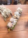 ドライフラワー バトンアレンジ（ホワイト）kukka【福岡市】