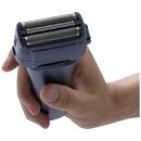 ヤマゼン USB充電式電気シェーバー LASIKU ブルー［3枚刃 /AC100V-240V］ ESY-K03-A【 電気シェーバー シェーバー 髭剃り メンズ USB充電 水洗い対応 防水 IPX6 きわ剃り 往復式 美容家電 人気 おすすめ 】