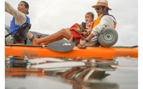 【HOBIEカヤック】カリフォルニア生まれの新感覚ミズアソビ体験 MIRAGE COMPASS DUO(2人乗り足漕ぎカヤック)