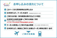 新潟県 日本旅行地域限定旅行クーポン15,000円分　
