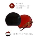 紀州塗り&nbsp;約36cm&nbsp;半月盆&nbsp;滑り止め&nbsp;2枚&nbsp;木製箸&nbsp;2膳&nbsp;お箸&nbsp;定食盆&nbsp;ランチョンマット&nbsp;お正月［YS154］