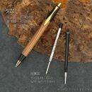 槐・えんじゅ&nbsp;&nbsp;&nbsp;&nbsp;&nbsp;/&nbsp;2つの内部機構を持つ新感覚の木軸ペン&nbsp;/&nbsp;SINPEN【MP&BP】&nbsp;ゴールド金具/&nbsp;MUKU屋