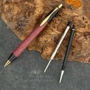 パープルハート/&nbsp;2つの内部機構を持つ新感覚の木軸ペン&nbsp;/&nbsp;SINPEN【MP&BP】ゴールド金具&nbsp;/&nbsp;MUKU屋