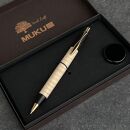 栃縮杢&nbsp;/&nbsp;2つの内部機構を持つ新感覚の木軸ペン&nbsp;/&nbsp;SINPEN【MP&BP】ゴールド金具&nbsp;/&nbsp;MUKU屋