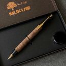 クラロウォールナット&nbsp;&nbsp;/&nbsp;2つの内部機構を持つ新感覚の木軸ペン&nbsp;/&nbsp;SINPEN【MP&BP】ゴールド金具&nbsp;/&nbsp;MUKU屋