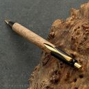 楓瘤・メープルバール&nbsp;&nbsp;&nbsp;/&nbsp;2つの内部機構を持つ新感覚の木軸ペン&nbsp;/&nbsp;SINPEN【MP&BP】ゴールド金具&nbsp;/&nbsp;MUKU屋