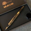 黒柿&nbsp;/&nbsp;2つの内部機構を持つ新感覚の木軸ペン&nbsp;/&nbsp;SINPEN【MP&BP】&nbsp;ゴールド金具/&nbsp;MUKU屋