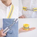 ［2本セット］&nbsp;反射ベルト&nbsp;ホワイト&nbsp;大人&nbsp;メンズ&nbsp;スマホ&nbsp;ショルダーストラップ&nbsp;スマホショルダー&nbsp;反射ベルト&nbsp;タスキ&nbsp;BYT104386001