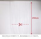 透明&nbsp;ビニールカーテン&nbsp;幅約180&nbsp;丈約250&nbsp;薄手&nbsp;間仕切り&nbsp;パーテーション&nbsp;ペットも通れる&nbsp;ペット出入り&nbsp;特大&nbsp;透明カーテン&nbsp;透明ビニールカーテン&nbsp;幅約180cm×長さ約250cm&nbsp;BYT1044780