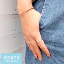 〈母の日ギフト〉【レディース】シルバー＆牛革ブレスレット  Natural Brown