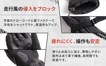 【デグナー】ガントレットグローブ [WG-43] ブラックーイエロー ＜Mサイズ＞［ 京都 八王子 グローブ 手袋 革 天然 おしゃれ 人気 おすすめ 革手袋 レザー バイカー バイク ブランド メーカー ギフト プレゼント 通販 送料無料 ふるさと納税 ］