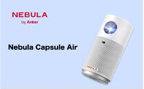 PJ01【 Nebula Capsule Air 】 ネビュラ カプセル　エアー 手のひらに収まるコンパクトサイズ  / ハイビジョン / Google TV搭載 / 150 ANSIルーメン / 最大100インチの大画面 / Google Cast対応 / オートフォーカス / 自動台形補正 / Dolby Digital Plus搭載