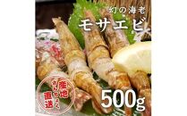 ＜お手軽パック＞幻の海老！猛者エビ（モサエビ） 500g（さんチョク）