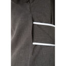 【レッド】丸襟パイピングリボン割烹着