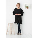 【ブラック】ラグランフリル割烹着