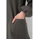 【ネイビー】ラグランフリル割烹着