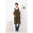 【カーキ】&nbsp;Ｔ/Ｃタブリエクロスメンズエプロン