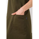 【ブラック】 Ｔ/Ｃタブリエクロスメンズエプロン