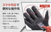 【デグナー】ウィンターグローブ [WG-34]ブラック〈XLサイズ〉［ 京都 八王子 革 手袋 レザー グローブ バイクギア ブランド 大好評 人気 おすすめ 牛革 ツーリング ライダー バイカー バイク パーツ お取り寄せ 送料無料 ふるさと納税 ］