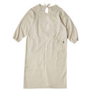 【ベージュ】ロングストレート割烹着