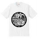 戸塚区オリジナルデザイン半袖Ｔシャツ（マンホール・Mサイズ）