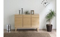 大川家具&nbsp;幅120cm&nbsp;サイドボード&nbsp;無垢材&nbsp;-lahm-ラーム