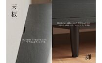 大川家具&nbsp;幅153cm&nbsp;テレビボード&nbsp;黒&nbsp;-cresson-クレソン