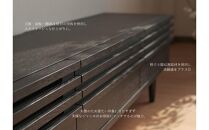 大川家具&nbsp;幅180cm&nbsp;テレビボード&nbsp;黒&nbsp;-cresson-クレソン