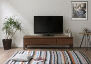 大川家具&nbsp;幅153cm&nbsp;テレビボード&nbsp;ウォールナット&nbsp;-leo-レオ