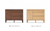 大川家具&nbsp;幅120cm&nbsp;サイドボード&nbsp;ウォールナット&nbsp;-leo-レオ