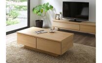 大川家具&nbsp;幅120cm&nbsp;センターテーブル&nbsp;レッドオーク&nbsp;-leo-レオ