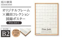 【旭川家具】オリジナルフレーム×織田コレクション図録ポスター　B2（Finn&nbsp;Juhl1）_03433