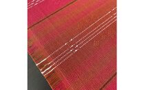 【テーブルセンター（赤）】うらそえ織