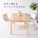 【シンプルでスタンダードな飽きのこないデザイン】NO1テーブル&nbsp;80&nbsp;オーク&nbsp;無垢材&nbsp;国産&nbsp;ダイニングテーブル&nbsp;大川家具