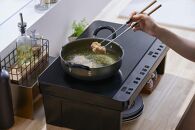 IHコンロ&nbsp;2口&nbsp;IHコンロスタンド付き&nbsp;1400W&nbsp;アイリスオーヤマ&nbsp;コンパクト設計&nbsp;火力6段階&nbsp;設置簡単&nbsp;工事不要&nbsp;経済的&nbsp;安全機能&nbsp;IHK-WT41S-B