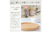 泡ソープ美濃焼ディスペンサー&nbsp;＜ミントブルー＞木製コースター付き