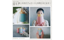 泡ソープ美濃焼ディスペンサー&nbsp;＜オレンジブラウン＞木製コースター付き