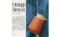 泡ソープ美濃焼ディスペンサー&nbsp;＜オレンジブラウン＞木製コースター付き