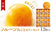 フルーツ丸ごと田村みかんゼリーセット 12個入［プレミア和歌山認定］高級『田村みかん』を丸ごと使用！［MG73］