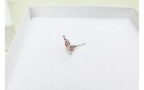 【七宝】小さな蝶のピアス SV（片耳）- ギフト包装付き -