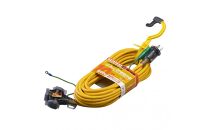 屋内用接地付　SX延長コード（10ｍ）SX-１０３K＜イエロー＞