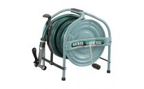 テツノホースリール&nbsp;塩ビホース21m&nbsp;レバーノズル付&nbsp;HSA-20N＜グリーン＞