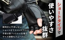 【デグナー】ハーフメッシュレザーグローブ[TG-82MH]ブラック＜XLサイズ＞［ 京都 バイク 革製品 ブランド グローブ 人気 おすすめ 革 ハーフ メッシュ レザー ツーリング ライダー バイカー バイクギア メーカー ギア パーツ 送料無料 ふるさと納税 ］