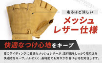 【デグナー】ハーフメッシュレザーグローブ[TG-82MH]タン＜Mサイズ＞［ 京都 バイク 革製品 ブランド グローブ 人気 おすすめ 革 ハーフ メッシュ レザー ツーリング ライダー バイカー バイクギア メーカー ギア パーツ 送料無料 ふるさと納税 ］