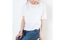 レディースカットソー&nbsp;半袖&nbsp;オフホワイト&nbsp;L