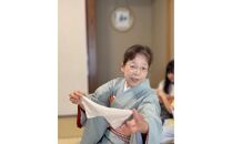 月一回、地元の小学校に通う子どもたちと”おもてなし”の育み、茶道体験