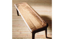 【開梱設置】MARUSHO NATURA ベンチ 幅126cm 椅子 イス チェア 長椅子 ウッドベンチ インテリア 食卓 ダイニング 丸庄 大川家具 日本製 木製家具 ウッド ウォールナット 完成品 デザイナーズ おしゃれ