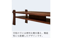 【開梱設置】MARUSHO&nbsp;PANCONE&nbsp;リビングテーブル&nbsp;幅154cm&nbsp;センターテーブル&nbsp;ローテーブル&nbsp;棚付き&nbsp;インテリア&nbsp;和モダン&nbsp;丸庄&nbsp;大川家具&nbsp;日本製&nbsp;木製家具&nbsp;ウッド&nbsp;ウォールナット&nbsp;完成品&nbsp;デザイナーズ&nbsp;おしゃれ